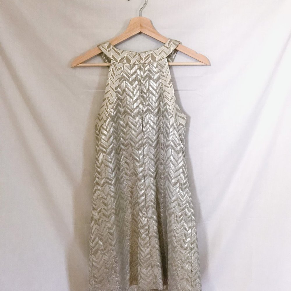 trina turk // silver patterned halter dress - Picture 6 of 6